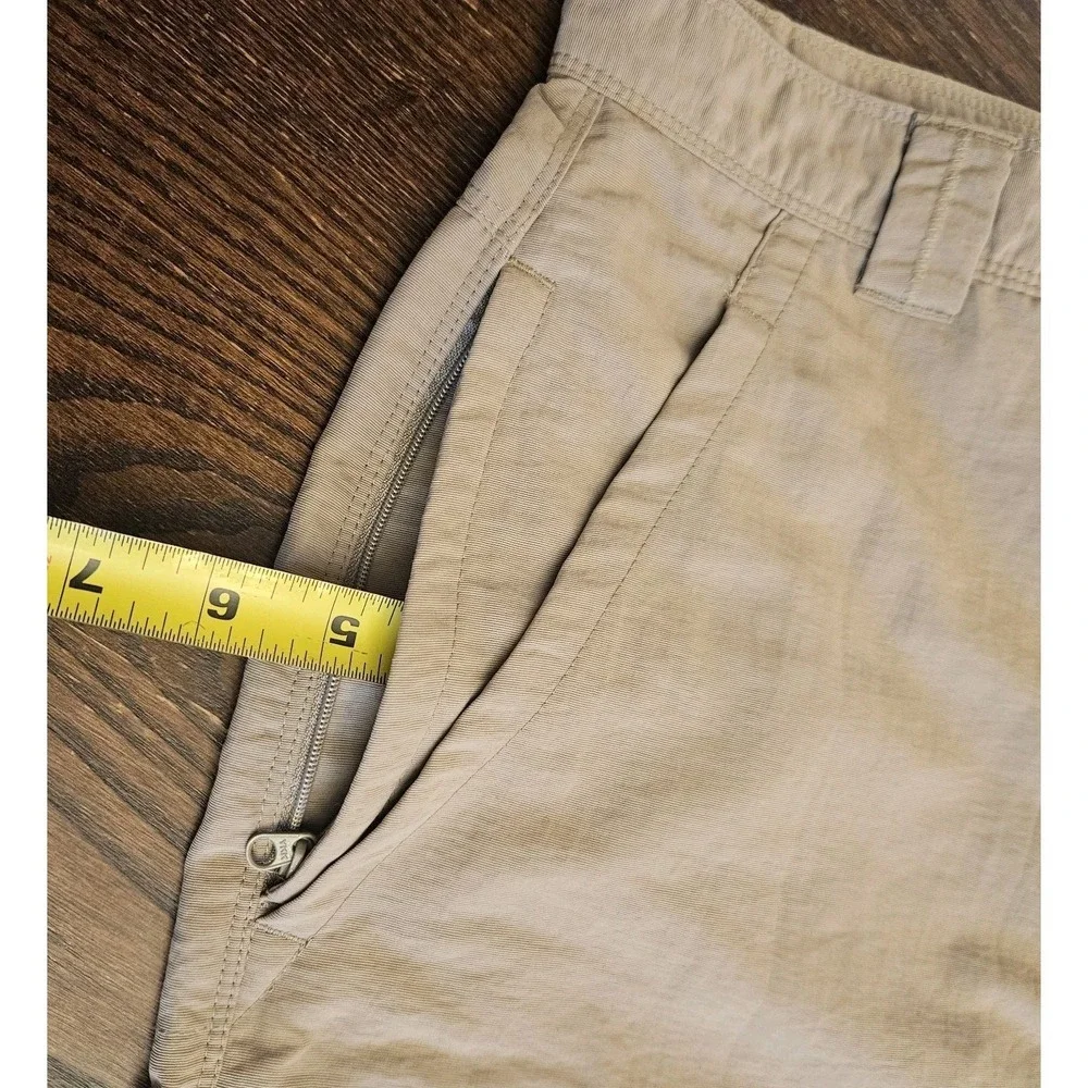 VTG The North Face Horizon Hiking Shorts Men's 32 Tan Canvas Quick Dry S07 AH6L